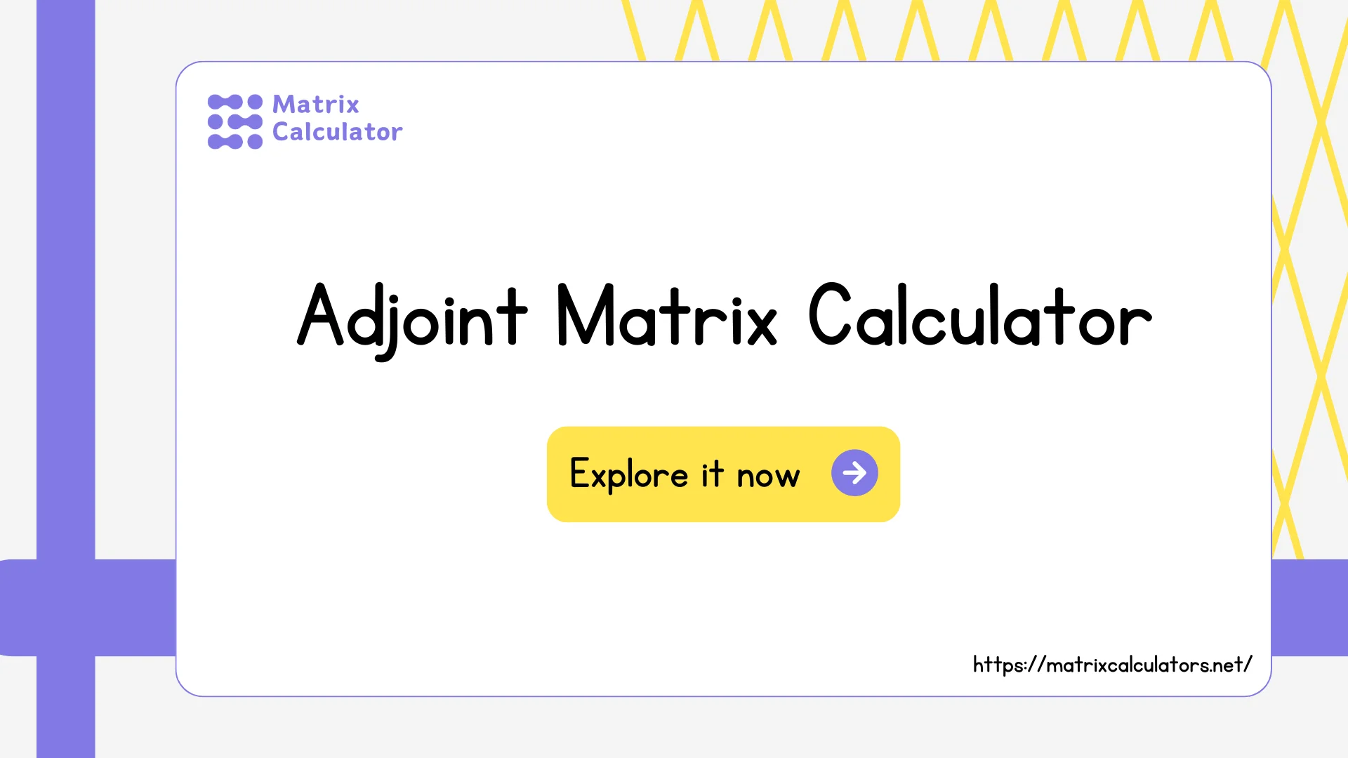 Adjoint Matrix Calculator with Steps