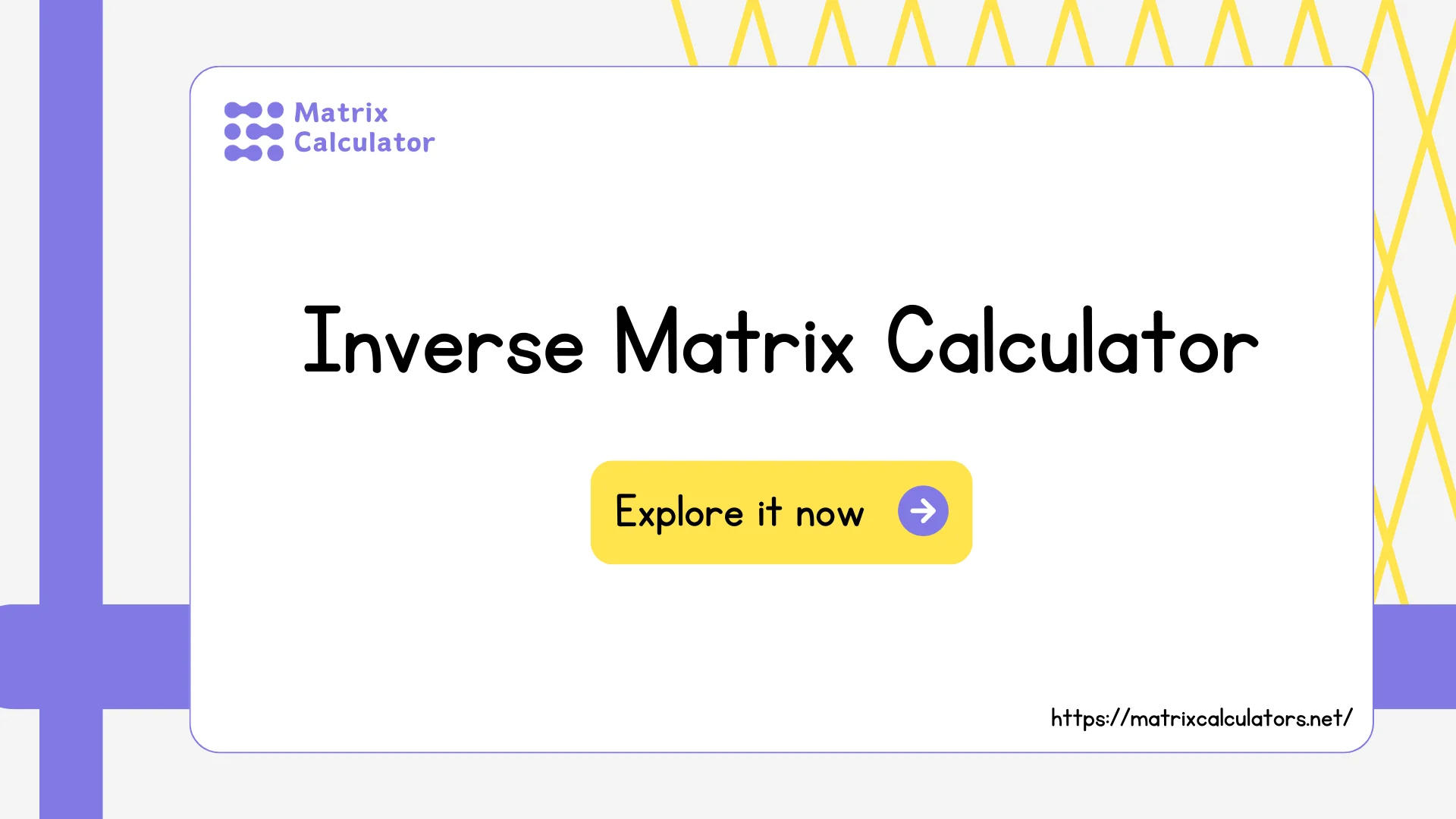 matrix inverse calculator