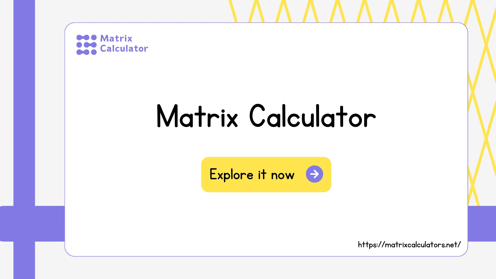 matrix calculator with steps