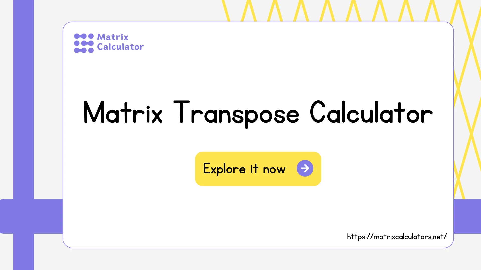 matrix transpose calculator