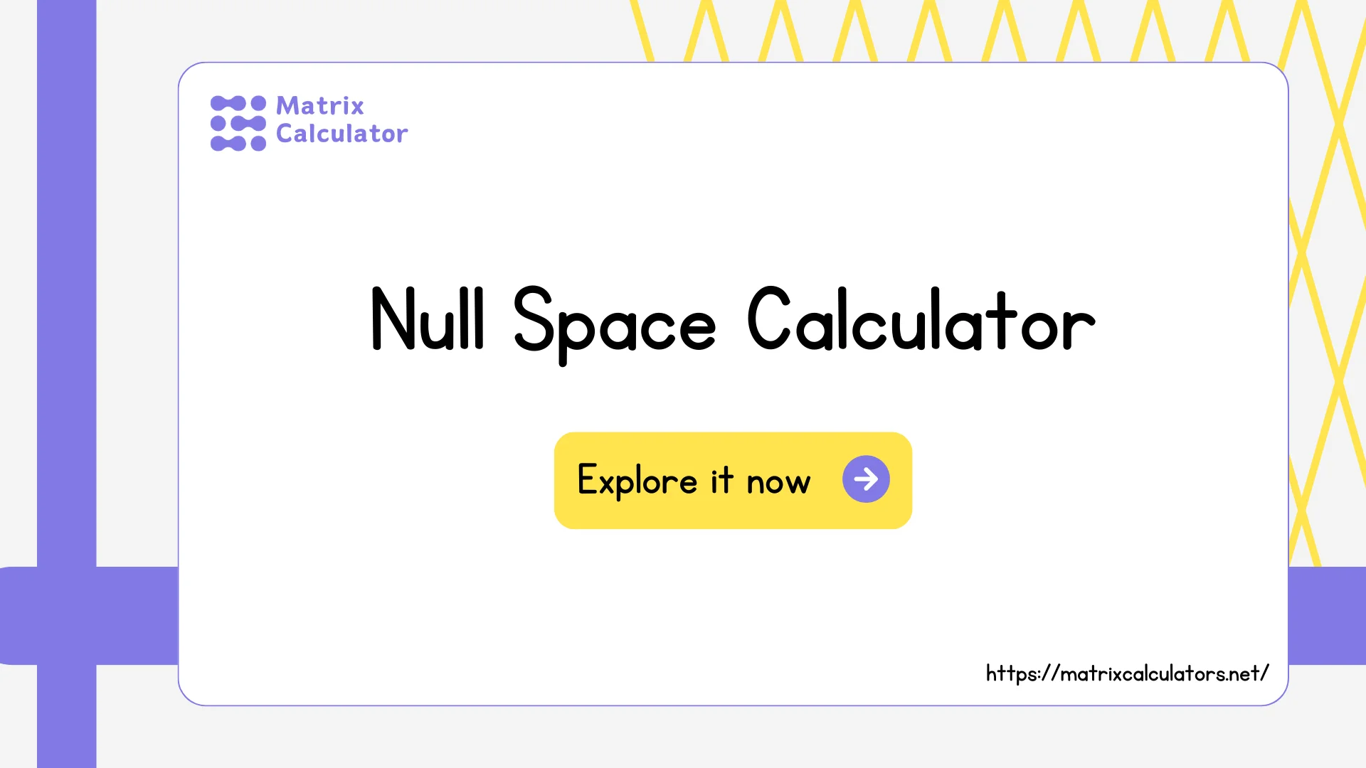 null space calculator